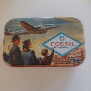 Fossil Worldwide Watch Collectors Tin